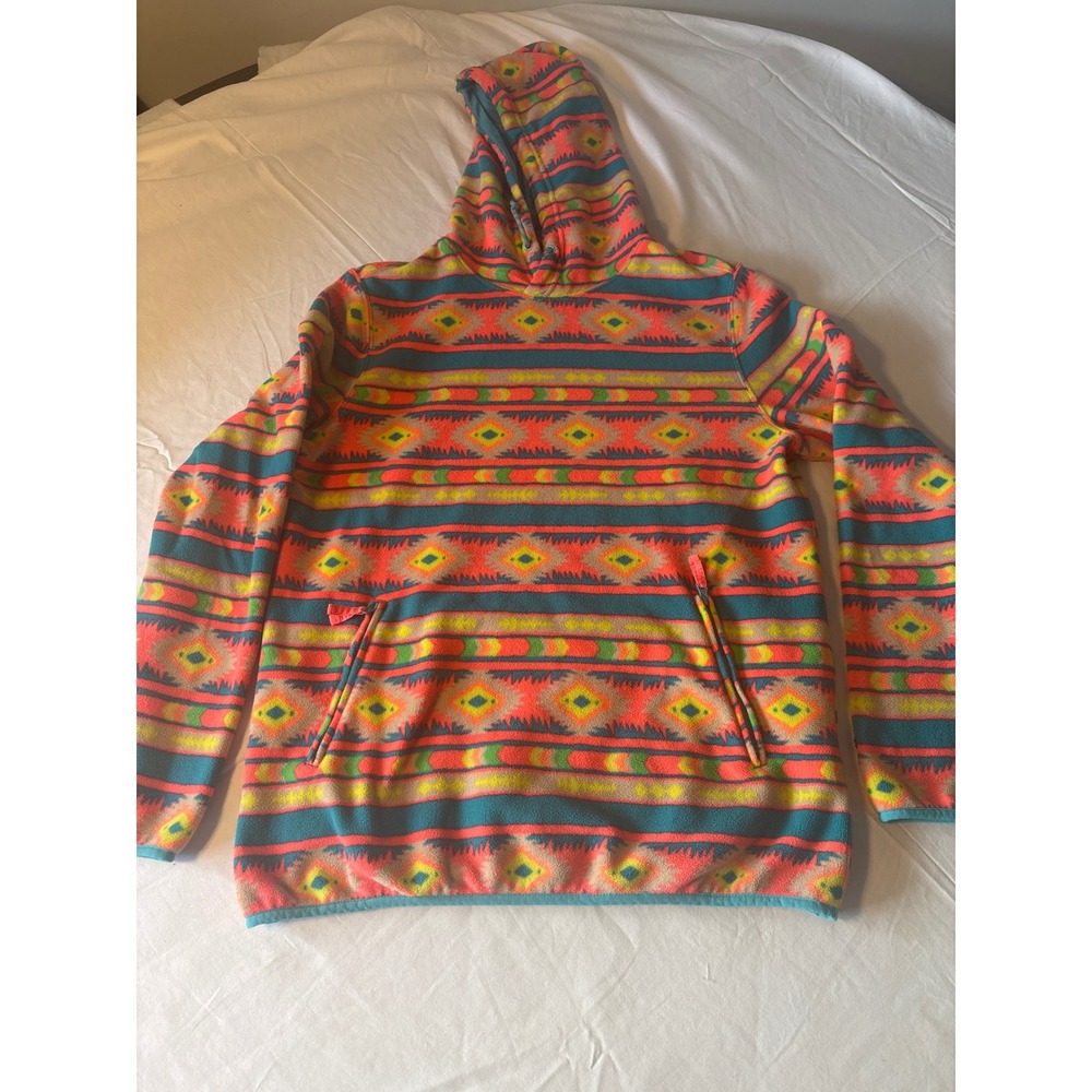 Chubbies Fleece Hoodie Mens L Multicolor Southwestern Aztec